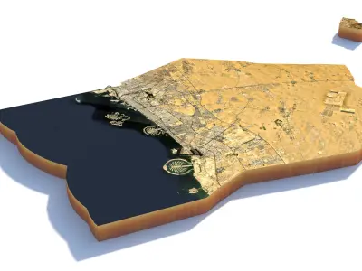 Dubai United Arab Emirates 3D model purchase