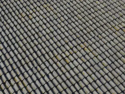 Clay Pan Roof  Texture