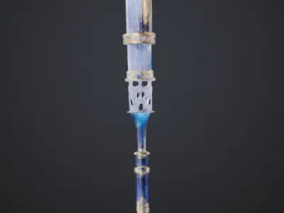 Crystal Fountain Pen 3D model