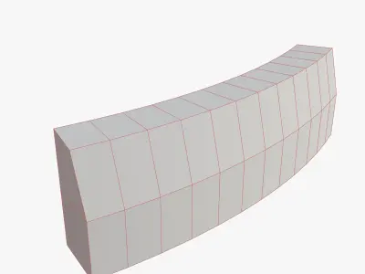 Border 1022x150r30 Low-poly 3D model