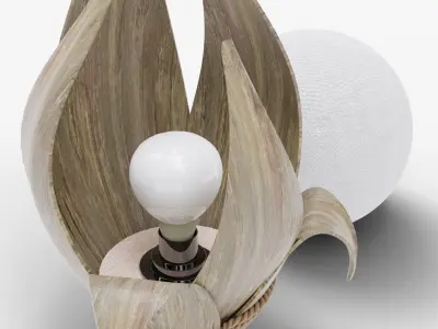 Bedside Table Lamp 3D model