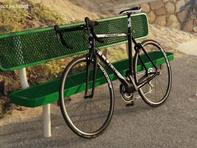  Cube Aerium Pro Road Bicycle Rigged for Maya 