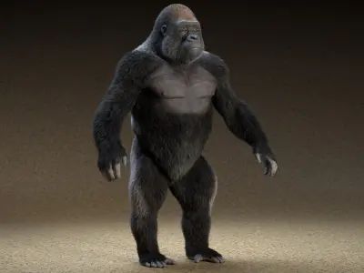  Rigged Gorilla 