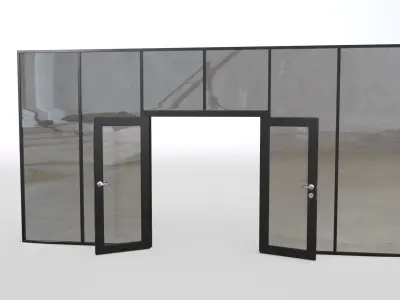 Doors all presets 3D model