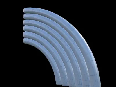 RAINBOW ICON Low-poly 3D model