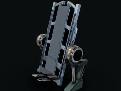 Darth Vader Medical Stretcher 3D model