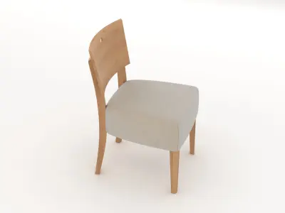 Dining Room Chair 005 3D model