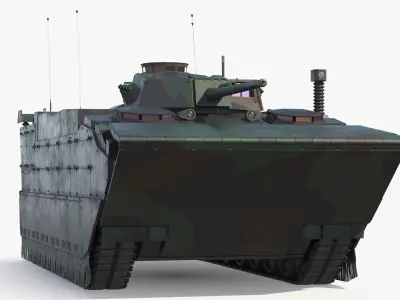  Amphibious Armored Carrier Camouflage Green 