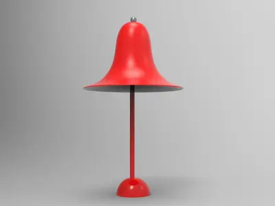 Pantop Table Lamp Low-poly 3D model