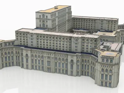 Palace of the Parliament Bucharest Romania 3D model
