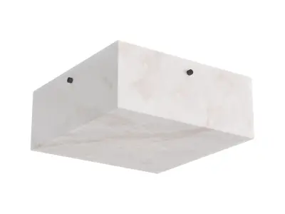 Alabaster Flush Mount 3D model