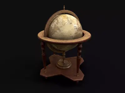 globe Low-poly 3D model purchase