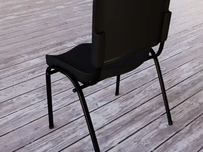 Chair plastic Free 3D model