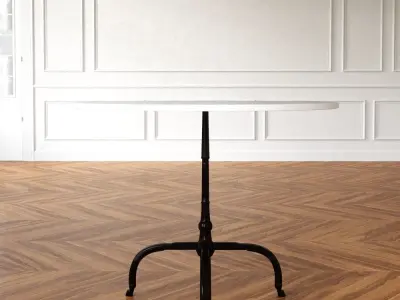 Williams Sonoma La Coupole Round Iron Bistro 3D model