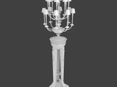 3D floor light Free 3D model