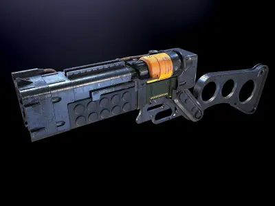 Laser pistols Fallout 3D model