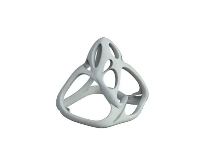 SciFi Cube Object No 59848 Low Poly Shape Low-poly 3D model
