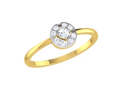 Women Ring  Render 3dm STL OBJ FBX Details 3D print model 281