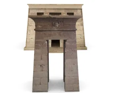 Dendur Temple Low-poly 3D model
