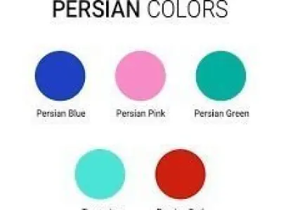 Iranian colors 3D model