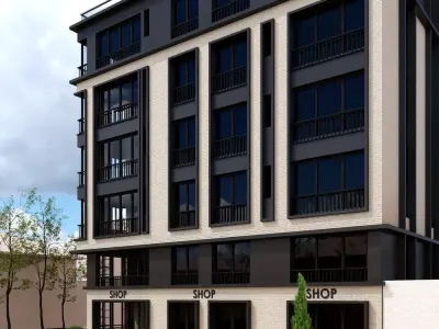 Office Exterior Design 3D model