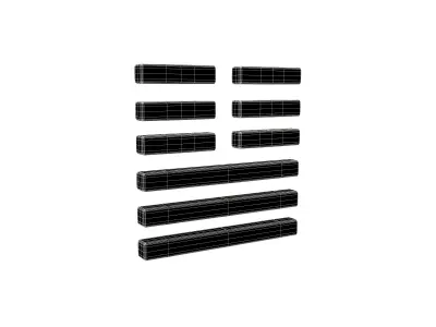 I Ching Hexagrams 11 pi v1 001 Low-poly 3D model