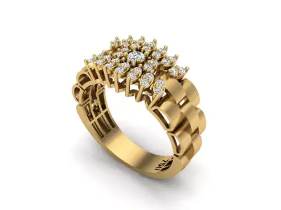 Jewelry ring 447 3D print model