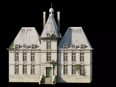 Moulinsart - Marlinspike Hall - The Adventures of Tintin 3D model