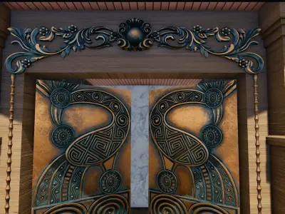 door design for 3d printing 3D print model
