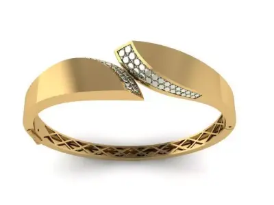 gold bracelet 3D print model