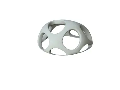 SciFi Cube Object No 52534 Low Poly Shape Low-poly 3D model