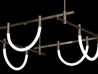 AUROOM 1 aurooom chandelier 3D model