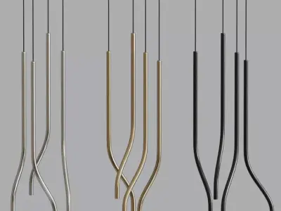 LIBRA Modular Suspended Lights 3D model