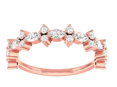 Women Ring 3D print model 69