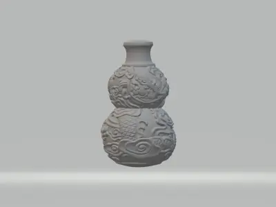 Dragon Gourd 3D Model 3D print model