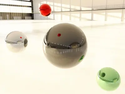 HDRI - Airplane Hangar Interior 10 - HDR - EXR - 8192x4096 Texture