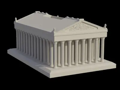 Temple of Artemis 3D print model