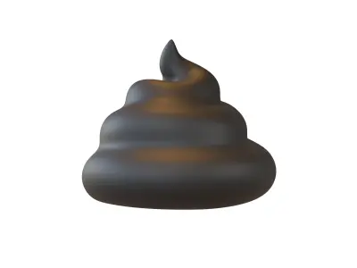 Pile of Poo v2 004 Low-poly 3D model