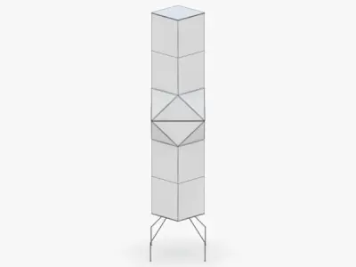 1461 - Floor Lamp Low-poly 3D model