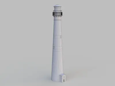 Barnegat Lighthouse 3D model