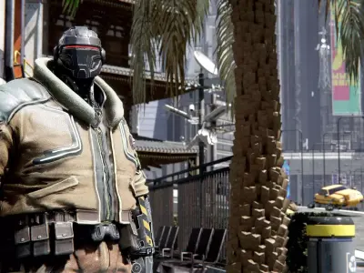 Cyberpunk Robot - The Mechanic - rigged 3D model