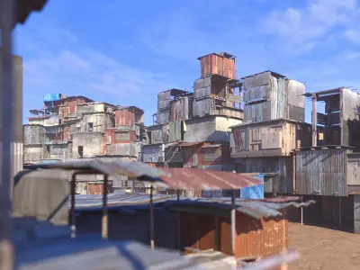  Shantytown modules Informal Settlement assets 