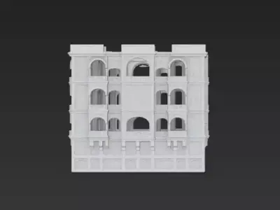Empty Hollow Structure Building Set 3D print model