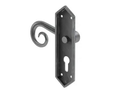 Frelan Royal Black Antique Handle 3D model