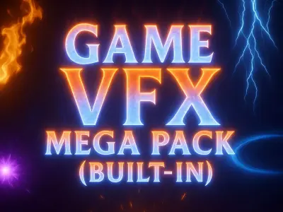 Unity Game VFX Mega Pack-Built In 3D model