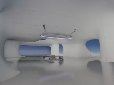 Sci fi Futuristic Exbition Exterior and Interior 3D 3D model purchase