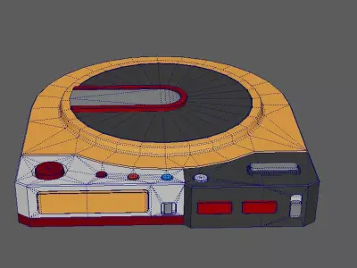 CD Player Low-poly 3D model