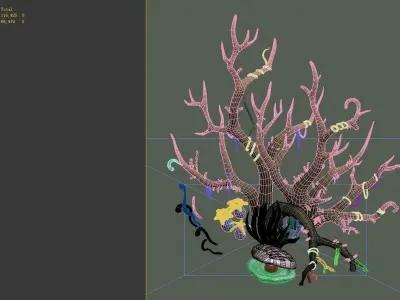 Game Model - Variation of the Celestial Coral 01 3D model