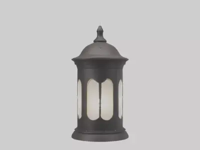 Outdoor lantern model Low-poly 3D model