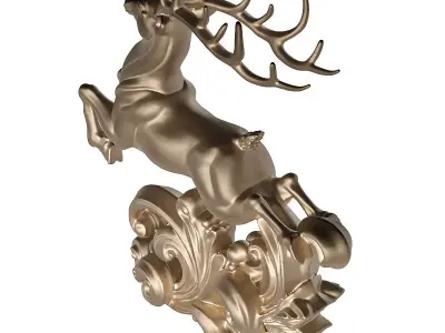 deer statue 3D model